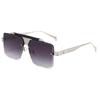 2254 Gran Venta Moda Europea y Americana Marca Driver m Lujoso Marco Cuadrado Doble Puente Hombres y Mujeres Ins Amazon Venta al por Mayor Gafas de Sol