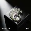 Nuevo broche de ciervo de moda, sencillo y elegante, para traje, con broche fijo para ropa, con diamantes de imitación para niña