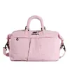 Bolsa de Viagem Casual de Grande Capacidade Moda Simples Feminina para Yoga Fitness Portátil Transversal com Separação Úmida e Seca Bolsa de Bagagem