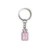 Llavero Creativo Rosa de Dibujos Animados Serie Rosa Llavero Personalizado de Goma Suave PVC Colgante para Bolsa Adorno para Llave de Coche Accesorio
