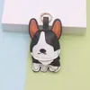 Nuevo Colgante de Bolso para Cachorro Corgi, Llavero de Coche de Bulldog de Cuero, Lindo Colgante de Cuero de Corgi