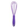 Batidor de huevos de silicona de acero inoxidable de 6 pulgadas mini batidor de huevos color batidor de huevos licuadora mini herramienta para hornear