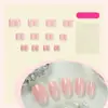 Uñas postizas cortas color nude dulce para usar en verano, piezas de uñas desmontables para señoras, venta al por mayor, comercio exterior