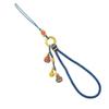 Colgante de la suerte estilo francés antiguo con accesorios de oro y arena de marea nacional, color esmaltado, estilo nacional, para llave de coche, teléfono móvil, bolso, joyería