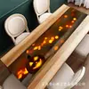 Camino de Mesa de Halloween Transfronterizo Estilo Nuevo Alta Gama Sala de Estar Mesa de Café Decoración Banderín Arreglo de Escena Bandera Personalizado Venta al por Mayor