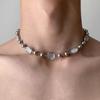 Collar de Doble Capa de Estrella Cadena de Suéter de Moda para Hombre Diseño Nicho de Lujo Accesible Estilo Hip-Hop Cadena para Clavícula para Pareja Niños y Niñas