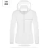 Roupa de Proteção Solar Casual Moda Verão Masculina e Feminina de Seda Gelada Absorvente de Suor Secagem Rápida Jaqueta Cor Sólida Gola Alta Roupa de Proteção Solar Solta Tendência Marca
