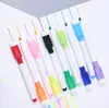 Canetas para Quadro Branco Coloridas, Apagáveis e Recarregáveis, Grande Capacidade, com Ponta Pincel, Design Simples e Fresco, Canetas para Quadro Branco para Escrita e Desenho Infantil