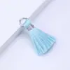 Colgantes de Mini Borla Venta al por Mayor Accesorios para Ropa Hilo de Algodón Pendientes Coloridos Bufanda Borlas Accesorios de Joyería Materiales