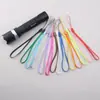 Cordón de nailon colorido para teléfono móvil, corto, cordón para vaso de agua, cuerda de muñeca antipérdida para ventilador pequeño, cuerda de nudo de pino, bandolera para walkie-talkie