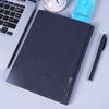 Libreta de notas de cuero simple personalizada para negocios, cuaderno de hojas sueltas para estudiantes, papelería de oficina, libro de contabilidad manual A4