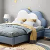 Conejo madera maciza niños mesita de noche bolsa suave respaldo nueva cama infantil dormitorio mesita de noche tablero trasero compra individual ultra-delgado uno