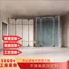 Nueva Pantalla de Vidrio de Acero Inoxidable Estilo Chino con Partición de Cristal Hueco para Vestíbulo de Hotel, Casa Club y Pantalla de Vidrio de Partición de Entrada