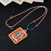 Colgante Thangka de Xizang con Ocho Santos Patronos, Collar Colgante Thangka, Collar Thangka de Ocho Tesoros de Cobre Puro, Colgante de Caja Ga'U