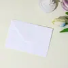 Cartão de agradecimento dobrado de cartão branco 300g em estoque do fabricante conjunto de envelopes de cartão de saudação criativo para feriado aniversário personalização transfronteiriça
