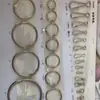 Accesorios DIY Álbum de Llaves Álbum de Muestras Correa Completa para Maleta Hebilla de Perro Gancho para Llaves Hebilla de Anillo para Llaves Bin-Q