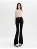 Jeans Acampanados para Mujer 2025 Nuevo Otoño Cintura Alta Elásticos de Campana Pantalones Petite Caída Ajustados Pantalones Bootcut