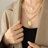 Nuevo Estilo Retro Francés Ins Viento Frío Exagerada Cadena Gruesa de Tres Capas Perla de Agua Dulce Natural Desmontable Usar Collar