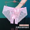 Yan Beiwei una generación de ropa interior para damas verano delgada malla semipermeable bordado viento nacional tiro bajo pantalones entrepierna abierta 574