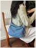 Bolso Bandolera de Mezclilla Estilo Perezoso Vintage Nuevo Verano 2026 para Mujer, Bolso Artístico Nuevo Campus 2026