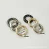 Hebilla de Anillo de Resorte de Aleación de Zinc al por Mayor Anillo a Presión Abierto de Aleación Anillo Colgante Metálico para Joyería Funda de Teléfono Bolso Sencillo