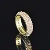 Anillo de Zirconia, Banda Lisa, Sensación de Alta Gama, Diseño Exquisito para Mujeres, Joyería de Yiwu, Diseño de Nicho, Venta al por Mayor Transfronteriza R4572