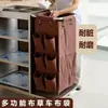 Carrito de lavandería para hotel, Bolsa de tela, Carrito de trabajo, Bolsa de lino con cremallera, Carrito de servicio a la habitación de hotel, Carrito de limpieza, Carrito de servicio a la habitación