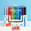 Plumones Acrílicos con Puntas Suaves para Estudiantes de Primaria, 60 Colores, 48 Colores que No traspasan Fácilmente y se Pueden Superponer para Pintar