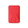 Soporte Adhesivo para Tarjetas de Teléfono de Cuero PU Soporte Perezoso de Escritorio para Teléfono En Stock Venta al por Mayor