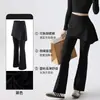 Top de Yoga Falso de Dos Piezas para Mujer, Otoño, con Almohadillas en el Pecho, Camiseta Deportiva, Empalme de Malla, Manga Larga, Conjunto para Fitness y Running