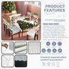 Nueva Funda de Silla Navideña Elástica Todo Incluido Estampada Mantel Impermeable Mantel Fiesta Familiar Decoración Festiva
