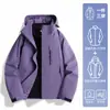 Traje de Montañismo Tres en Uno a Prueba de Viento e Impermeable Woodpecker Yellow Jacket para Mujer 2025 Nuevo Primavera y Otoño Chaqueta de Trabajo