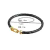 Pulsera de Cuero Tejido con Hebilla de Herradura de Circonita Microincrustada de Nuevo Estilo Transfronteriza para Mujer, Pulsera Metálica Galvanizada Multicolores de Moda