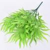 Planta Simulada Folha de Eucalipto de 7 Pontas Grama Persa Flor Artificial de Plástico Planta Verde em Vaso Planta Verde Simulada em Vaso