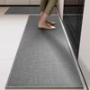 Tapete Absorvente Resistente à Sujeira e Absorvente de Óleo Estilo Japonês Amazon Sala de Estar Ampliado Antiderrapante Linho Tapete Lavado Transfronteiriço