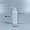 Botella Transparente para Sub-Embotellado 5-300ml Botella con Tapa Flip-Top Botella Exprimidora 500ml Botella para Loción Botella Cosmética Botella Redonda de 1 Litro