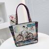 Nova Bolsa de Mão Bordada para Trabalho Estudante Lona Bolsa de Mão Bolsa Estilo Chinês Bolsa Universitária Feminina para Pessoas de Minorias