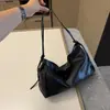 Bolso de hombro y bandolera de piel de oveja curtida vegetal de capa superior para mujer, bolso de axila de gran capacidad para el día a día