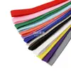 Elásticos Crochê Coloridos, Cós Elástico para Roupas Multi-Especificações, Cintos de Máquina de Tricô, Elásticos Trançados Crochê Atacado a Pronta Entrega