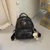 Mochila Grande com Estampa de Leopardo Retrô Feminina 2026 Nova Versátil para o Trabalho Estudante Bolsa Escolar Alta Aparência Mochila de Viagem