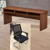 Mesa de Conferência Minimalista Dupla Longa Moderna para Treinamento e Palestras, Mesa para Reunião de Equipe, Conjunto Modular de Mesa e Cadeira para Sala de Aula