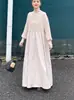 Suéter Loose de Gola Alta Estilo Japonês 2025 com Patchwork Vestido Longo Outono e Inverno em Estoque