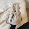 Bolso de moda bolso casual 2023 otoño e invierno Nuevo bolso bandolera de hombro otoño e invierno versátil bolso de cubo de felpa