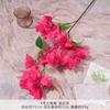 Artificial No. 4 Bougainvillea Árbol de Cerezo Flor de Cerezo Ramas de Flor de Ciruelo Flores de Plástico Flores Decorativas Flores de Seda Tiras de Flores Artificiales de Pie para Sala de Estar