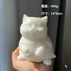 Paquete de materiales de producción de胚ón blanco pellizcado para bricolaje, molde de yeso plano blando hecho a mano, paquete de materiales de producción de silicona, adornos