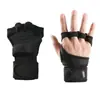 Guantes de fitness con mancuernas, para levantamiento de pesas, antideslizantes, resistentes al desgaste, para entrenamiento, con muñeca alargada de medio dedo, transfronterizos