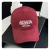 Nuevo Sombrero de Copa Suave para Primavera y Otoño para Mujer, Gorra de Béisbol Versátil Casual con Bordado de Letras Americanas de Alta Calidad, Estilo Masculino para Adelgazar el Rostro