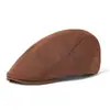 Boné de Pato Simples de Lã Cor Sólida Bai Xiaoyuan para Homens e Mulheres Chapéu Bailey de Outono Forward Cap AliExpress Comércio Exterior