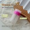 Nail art press garrafa vazia removedor de esmalte removedor de esmalte líquido de limpeza sub-engarrafado tampa preta com trava pressione garrafa ferramenta de arte do prego