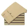 Pantalones Casuales de Algodón 100% Puro para Hombre Verano 2026 Pantalones Largos Rectos Holgados para Padres de Mediana Edad y Mayores Pantalones de Vestir Delgados